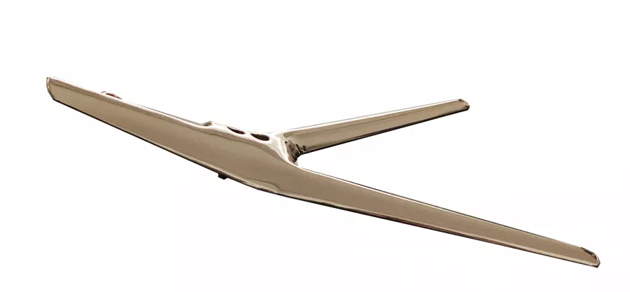 Polished aluminum alloy TV bracket